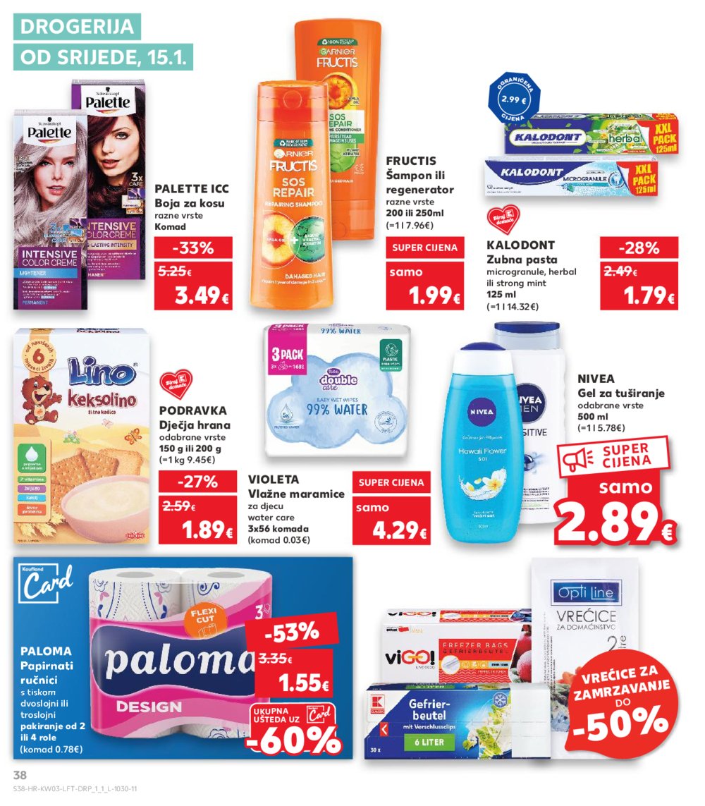 Kaufland katalog Akcija 15.01.-21.01.2025. Odabrane poslovnice