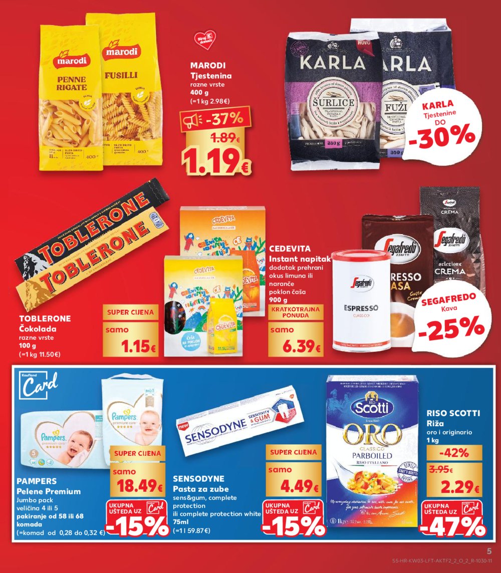 Kaufland katalog Akcija 15.01.-21.01.2025. Odabrane poslovnice