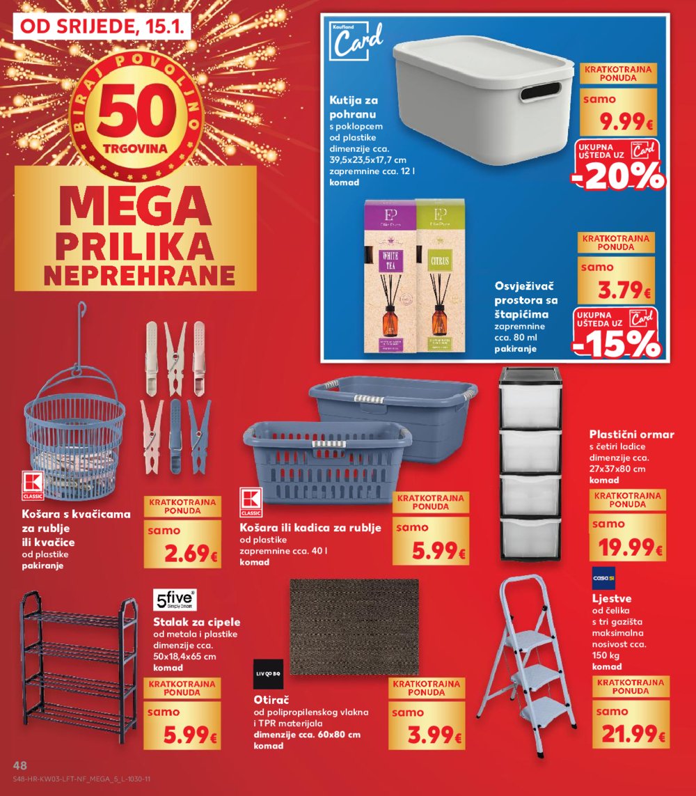 Kaufland katalog Akcija 15.01.-21.01.2025. Odabrane poslovnice