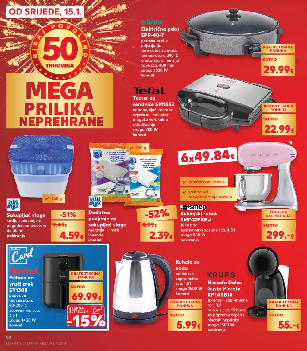 Kaufland katalog Akcija 15.01.-21.01.2025. Odabrane poslovnice