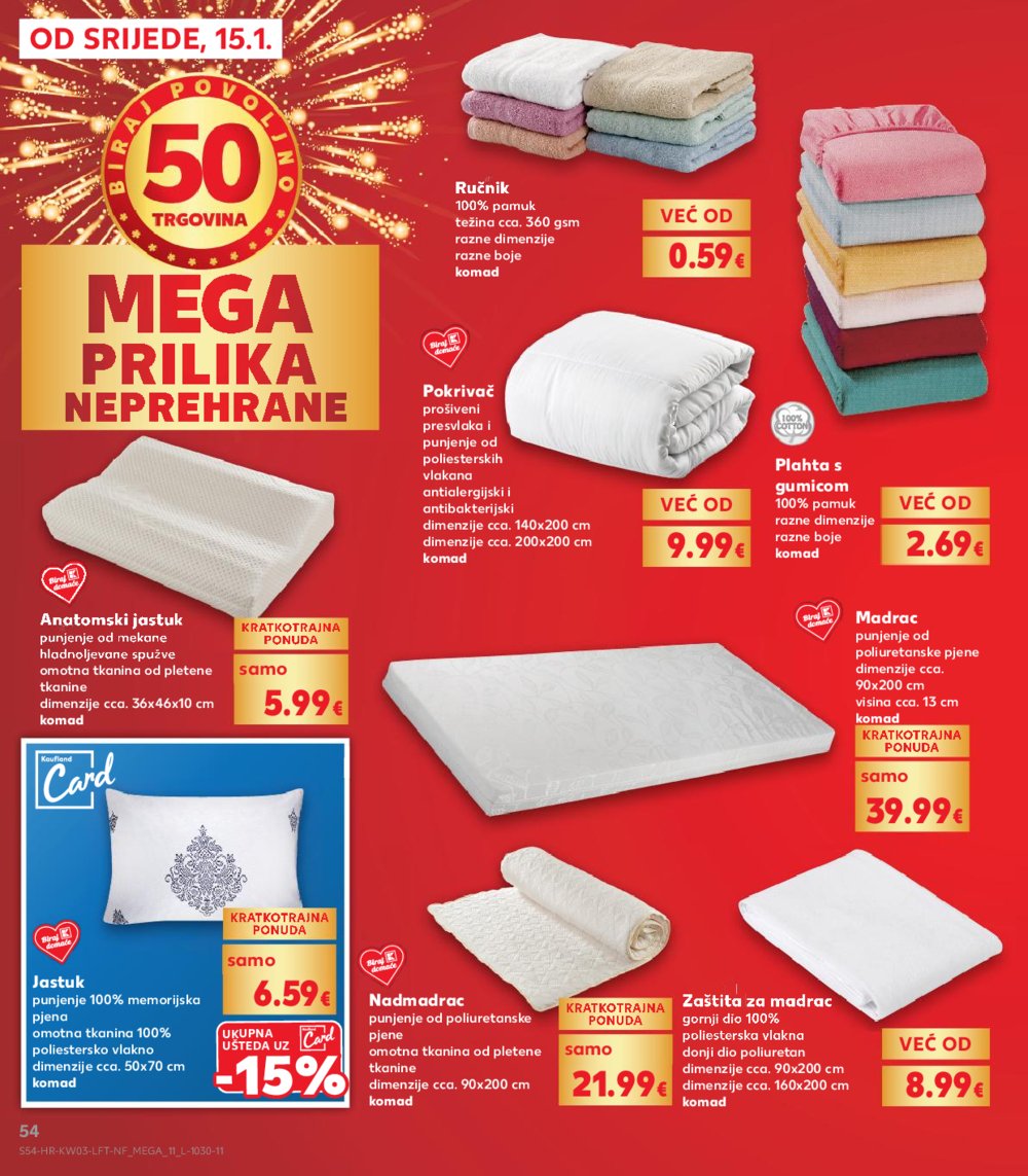 Kaufland katalog Akcija 15.01.-21.01.2025. Odabrane poslovnice