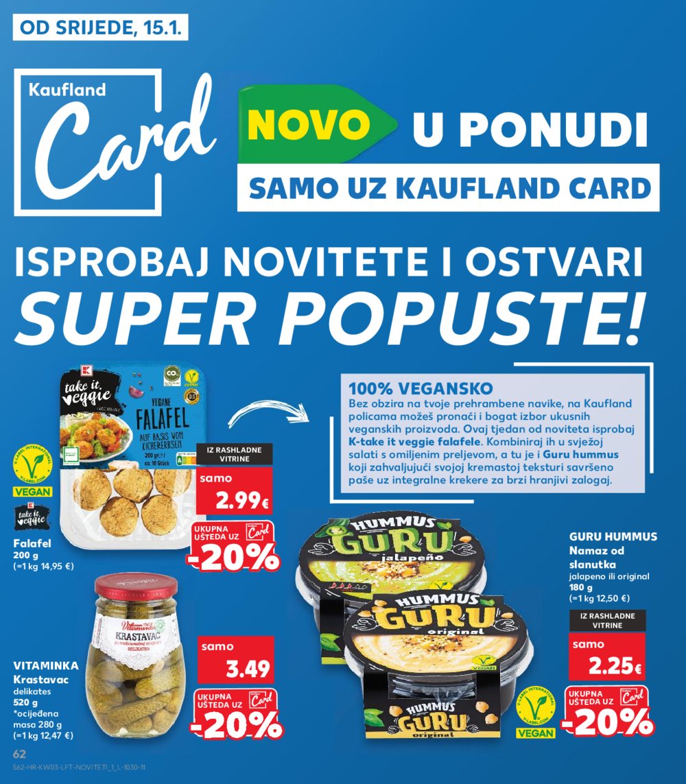 Kaufland katalog Akcija 15.01.-21.01.2025. Odabrane poslovnice