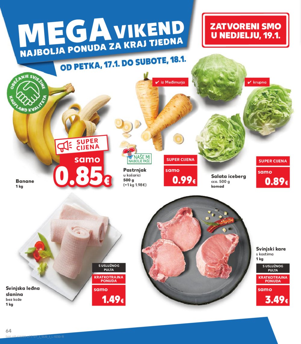 Kaufland katalog Akcija 15.01.-21.01.2025. Odabrane poslovnice