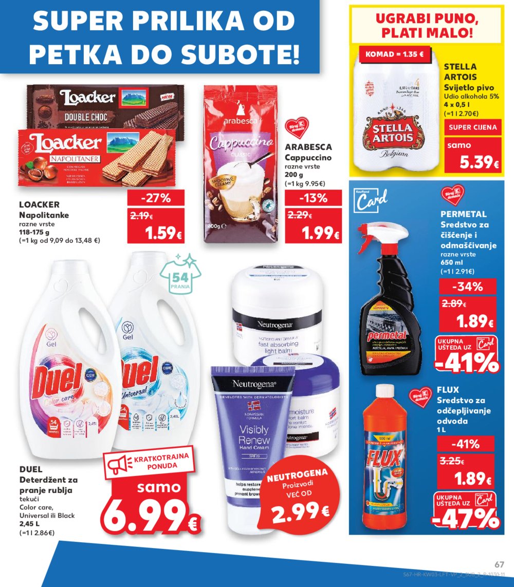 Kaufland katalog Akcija 15.01.-21.01.2025. Odabrane poslovnice