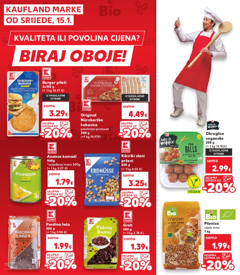 Kaufland katalog Akcija 15.01.-21.01.2025. Odabrane poslovnice