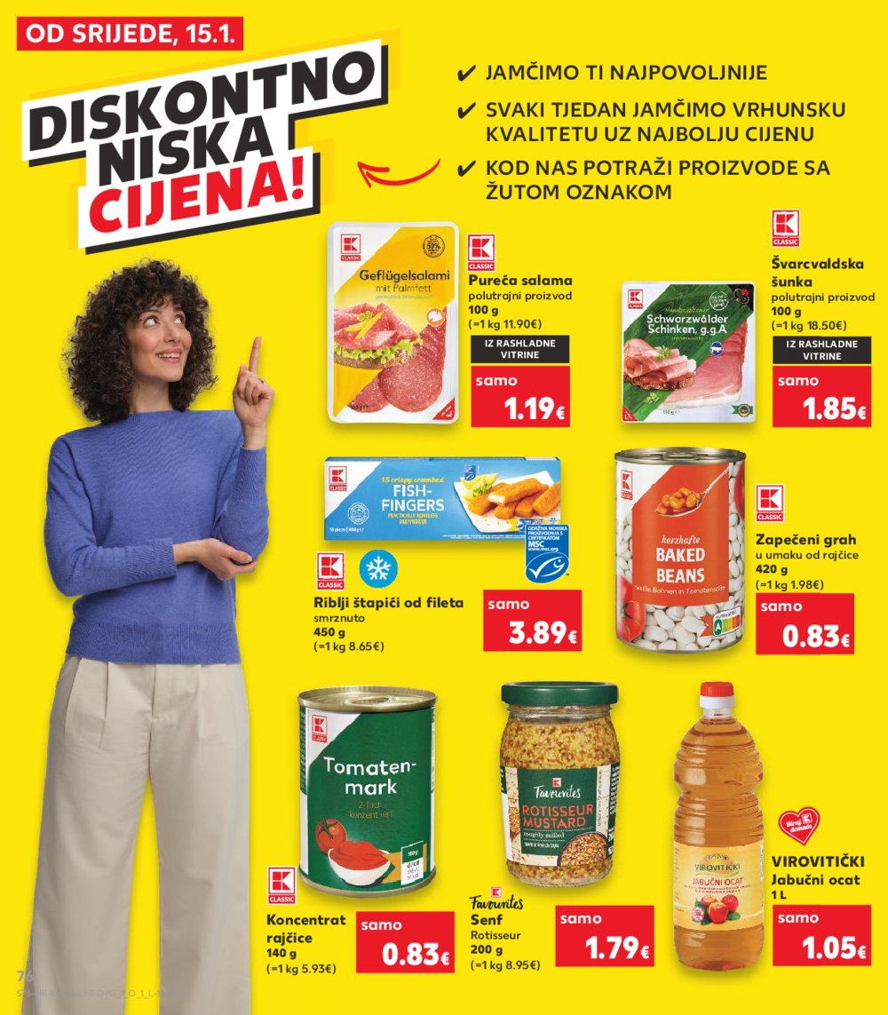 Kaufland katalog Akcija 15.01.-21.01.2025. Odabrane poslovnice