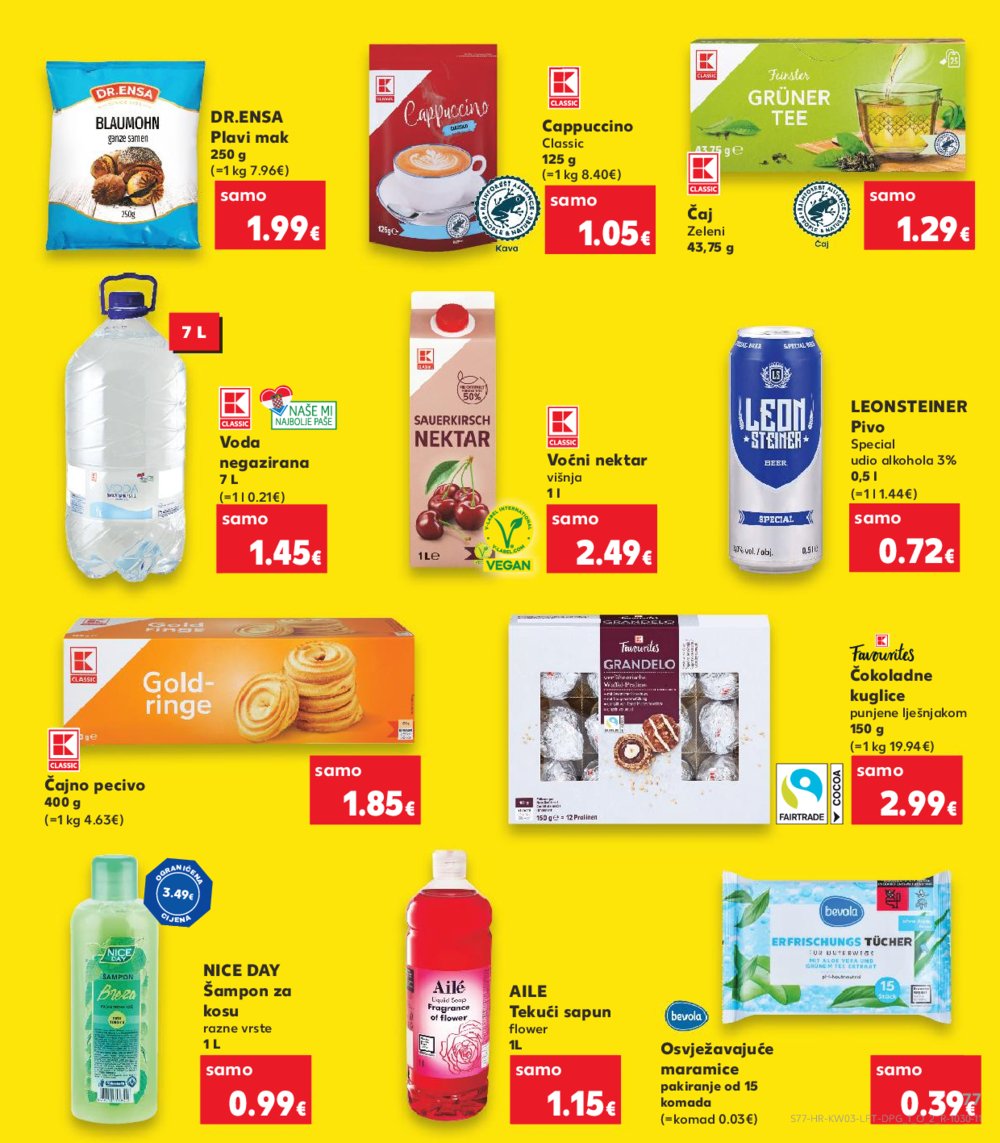 Kaufland katalog Akcija 15.01.-21.01.2025. Odabrane poslovnice