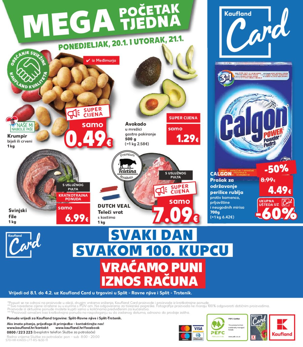 Kaufland katalog Akcija 15.01.-21.01.2025. Split