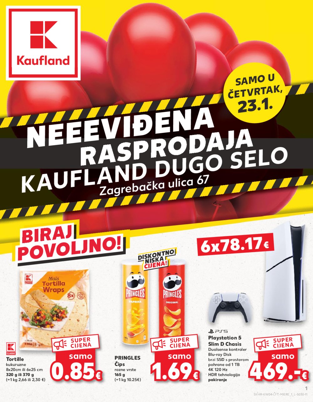 Kaufland katalog Akcija 22.01.-28.01.2025. Dugo selo