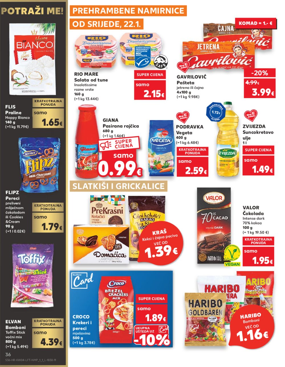 Kaufland katalog Akcija 22.01.-28.01.2025. Dugo selo