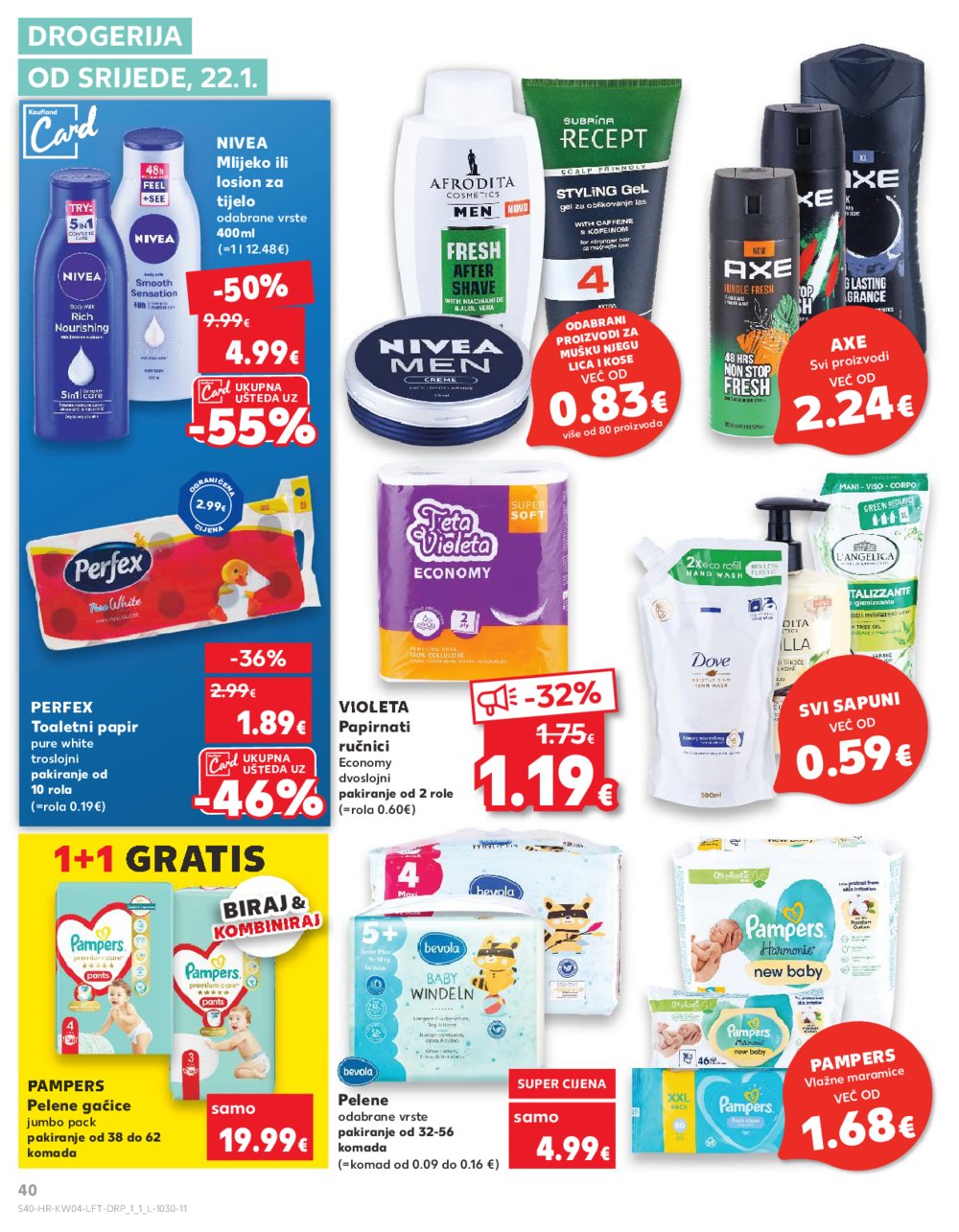 Kaufland katalog Akcija 22.01.-28.01.2025. Dugo selo