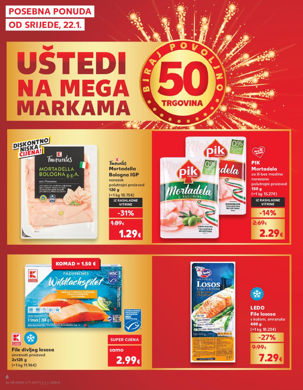 Kaufland katalog Akcija 22.01.-28.01.2025. Dugo selo