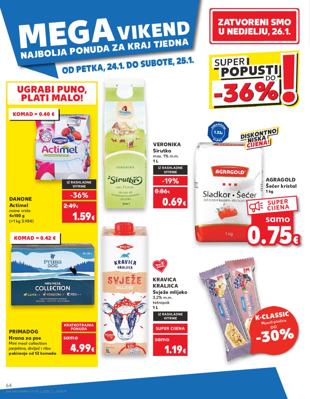 Kaufland katalog Akcija 22.01.-28.01.2025. Dugo selo