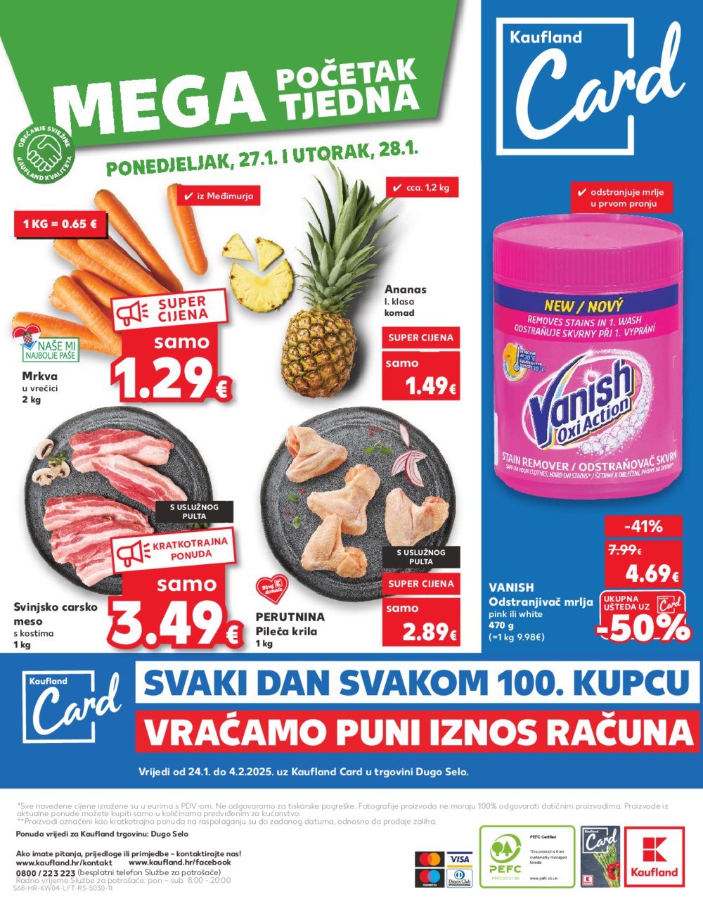 Kaufland katalog Akcija 22.01.-28.01.2025. Dugo selo