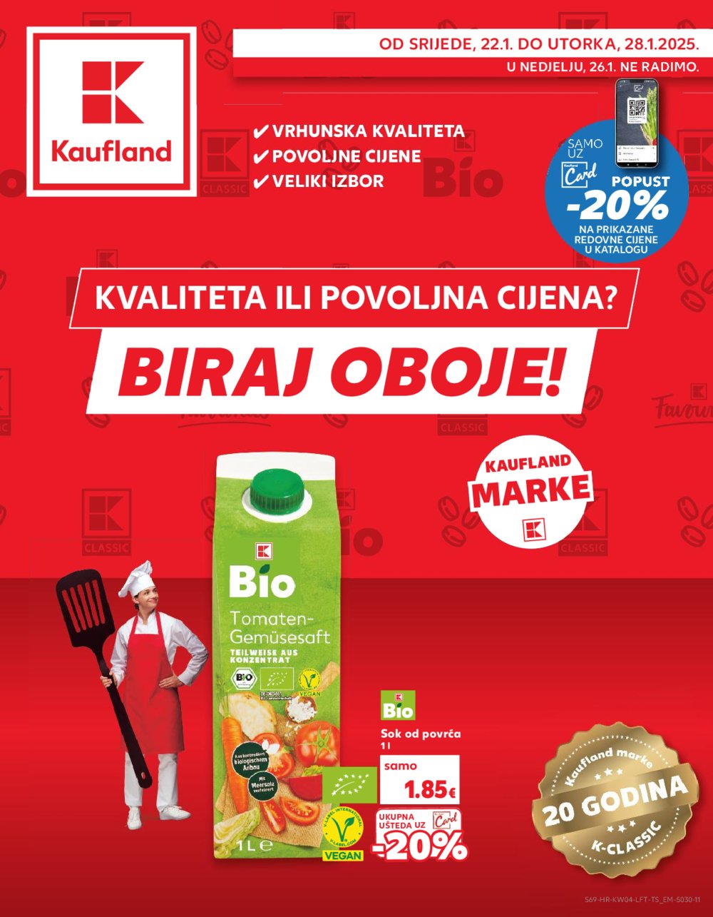 Kaufland katalog Akcija 22.01.-28.01.2025. Dugo selo