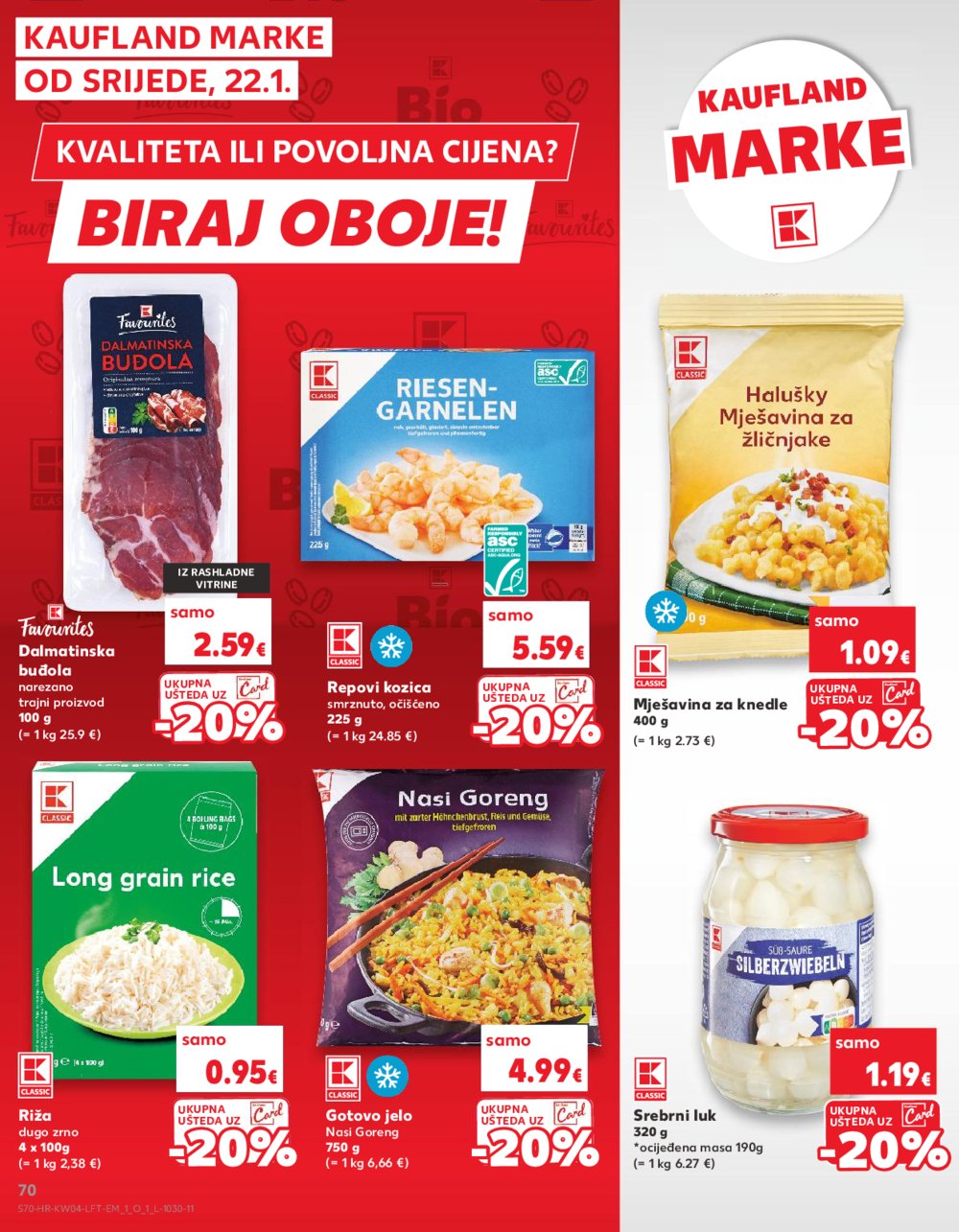 Kaufland katalog Akcija 22.01.-28.01.2025. Dugo selo