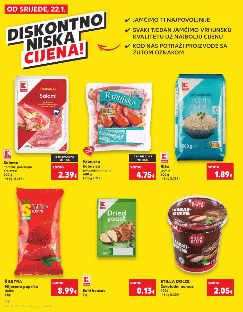 Kaufland katalog Akcija 22.01.-28.01.2025. Dugo selo