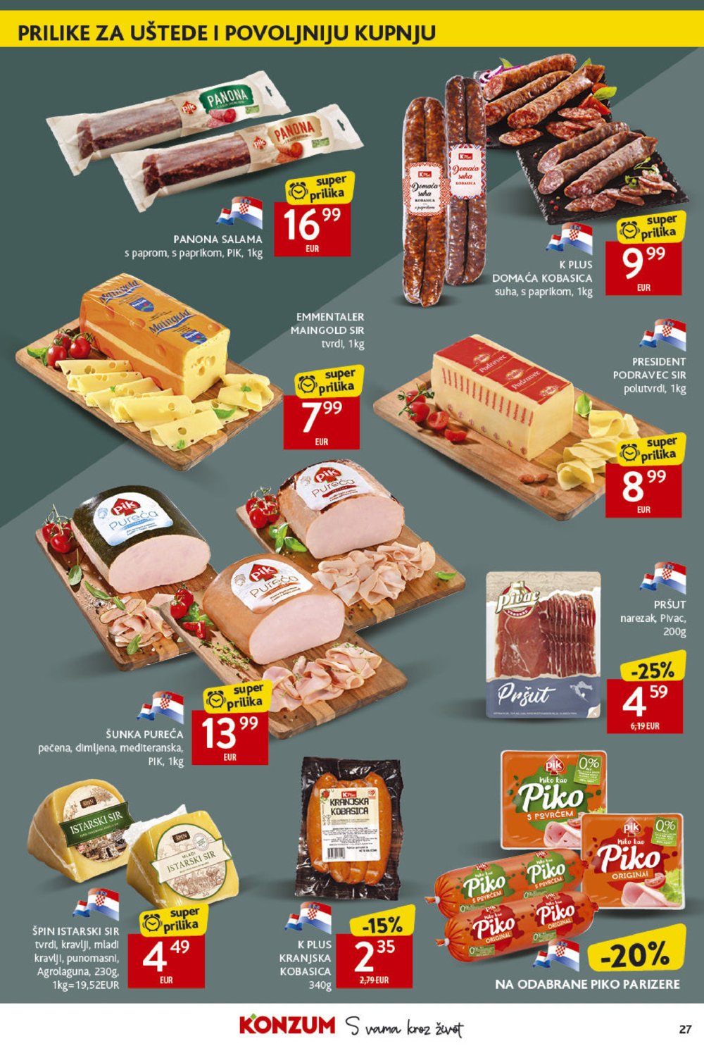 Konzum katalog Akcija 16.01.-22.01.2025.