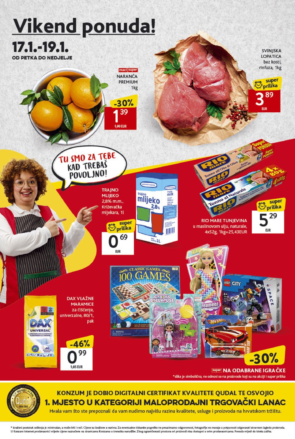 Konzum katalog Akcija 16.01.-22.01.2025.