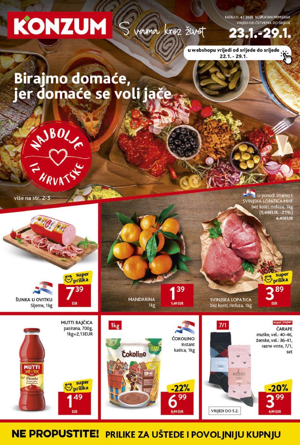 Konzum katalog Akcija 23.01.-29.01.2025.