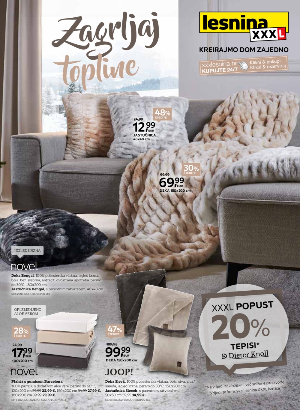 Lesnina katalog Zagrljaj topline 07.01.-23.01.2025.