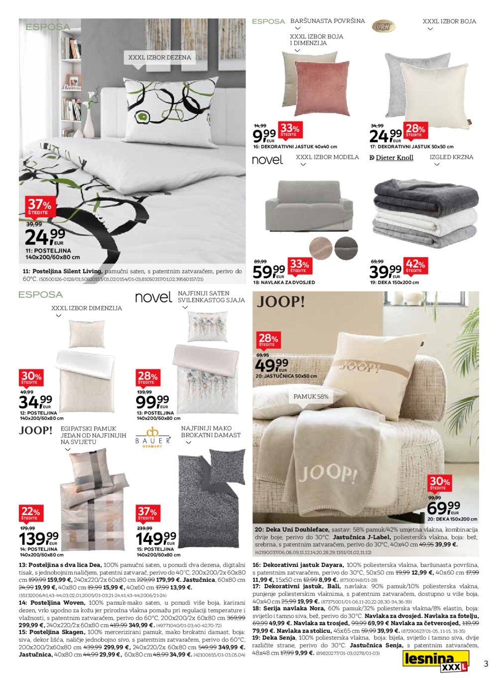 Lesnina katalog Zagrljaj topline 07.01.-23.01.2025.