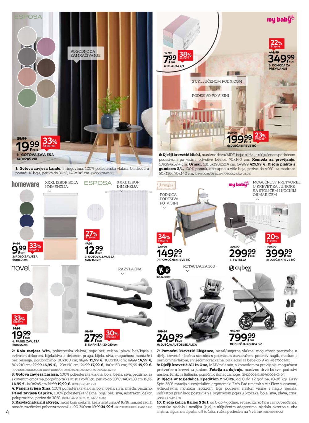 Lesnina katalog Zagrljaj topline 07.01.-23.01.2025.