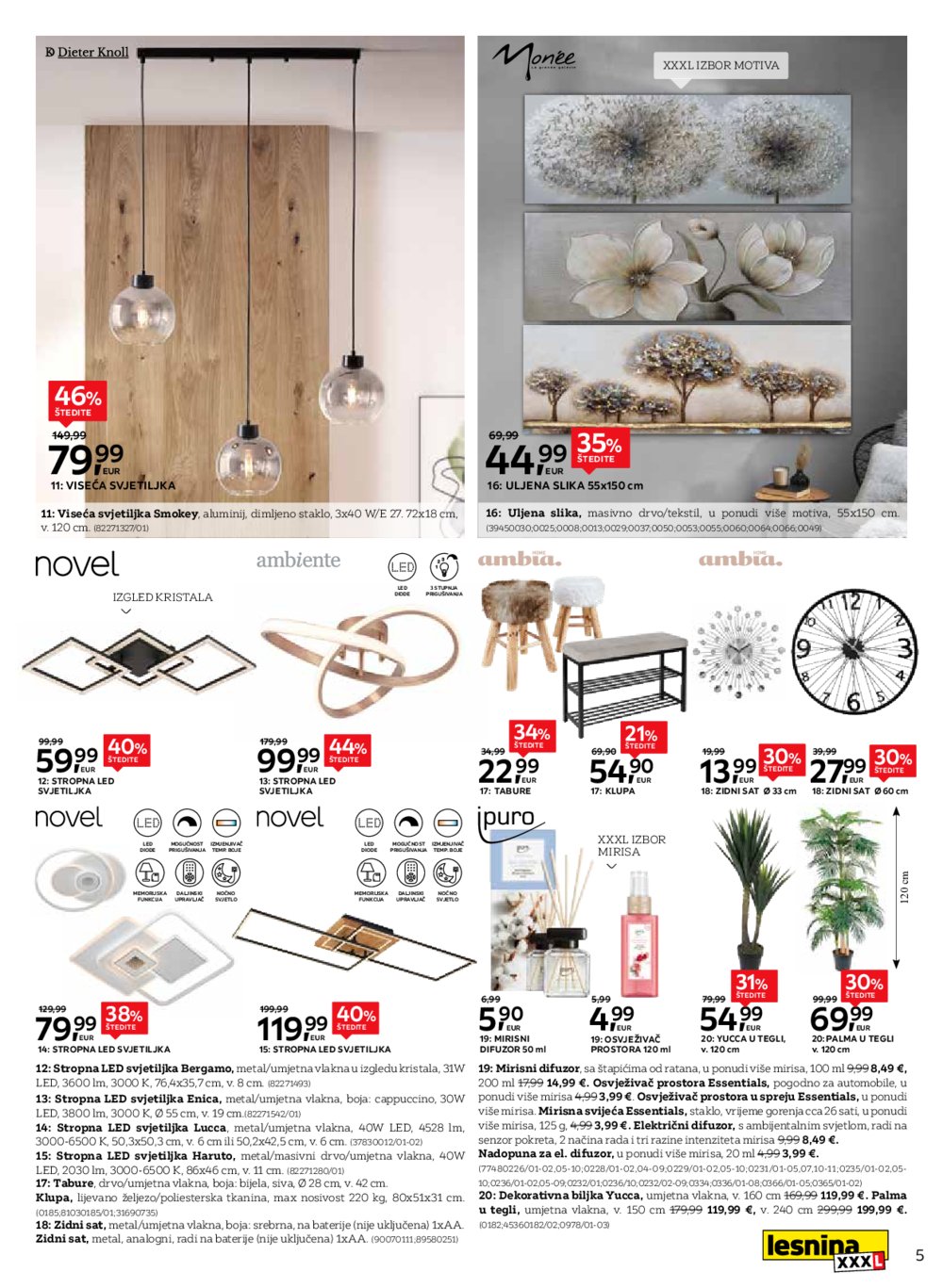 Lesnina katalog Zagrljaj topline 07.01.-23.01.2025.