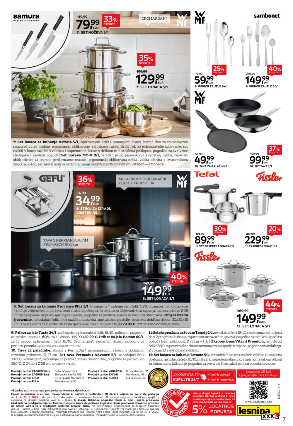 Lesnina katalog Zagrljaj topline 07.01.-23.01.2025.