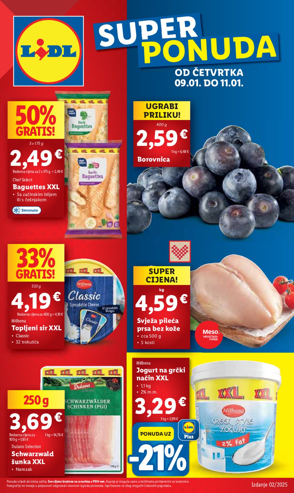 Lidl katalog Super ponuda od četvrtka 09.01.-11.01.2025.