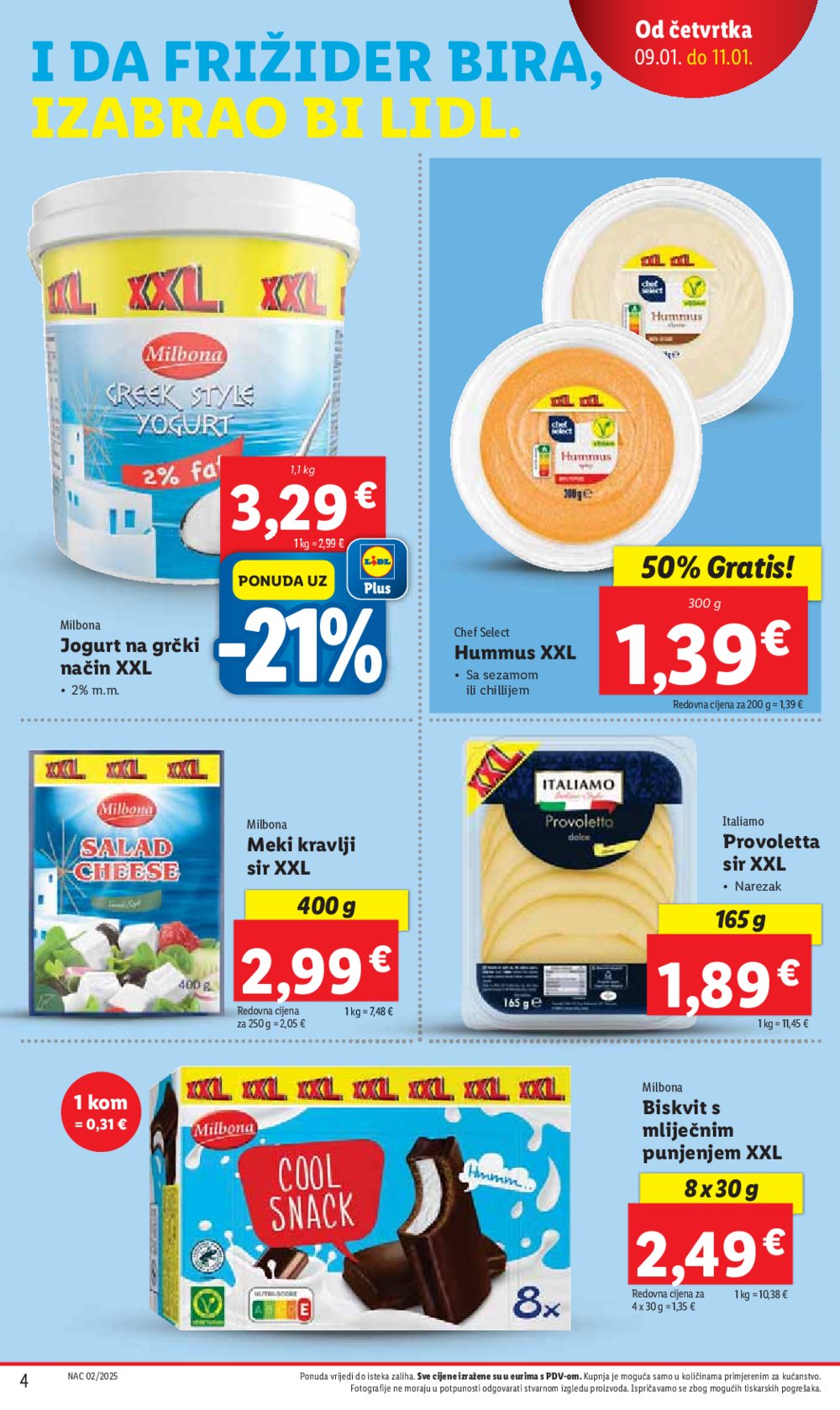 Lidl katalog Super ponuda od četvrtka 09.01.-11.01.2025.