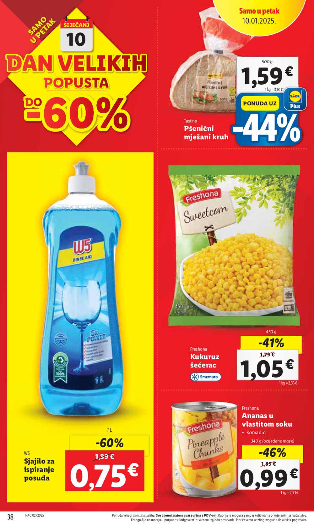 Lidl katalog Super ponuda od četvrtka 09.01.-11.01.2025.