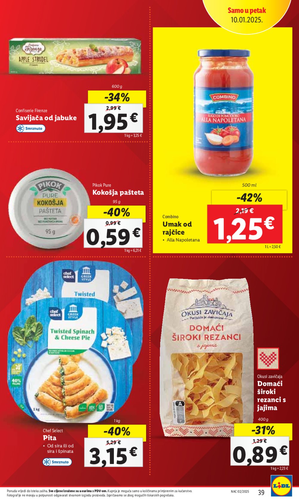 Lidl katalog Super ponuda od četvrtka 09.01.-11.01.2025.