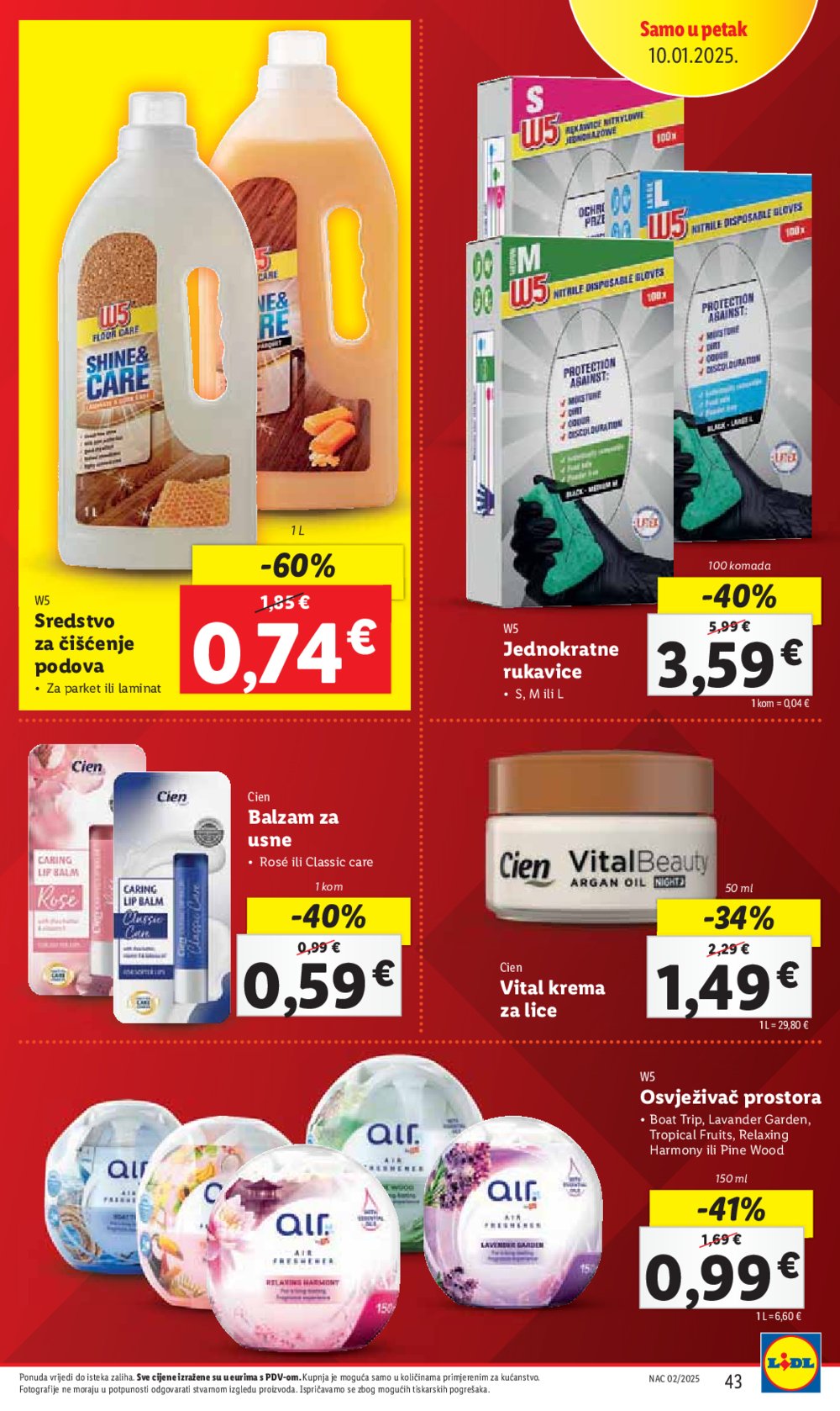 Lidl katalog Super ponuda od četvrtka 09.01.-11.01.2025.