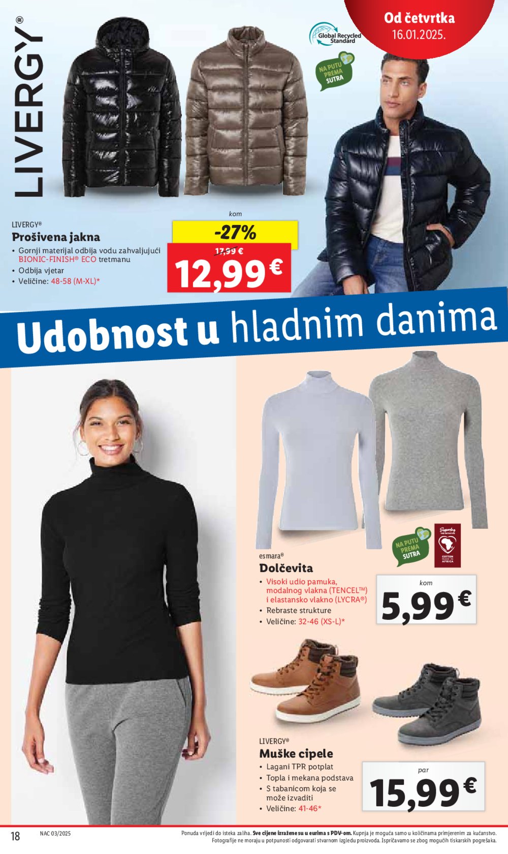 Lidl katalog Super ponuda od četvrtka 16.01.-18.01.2025.