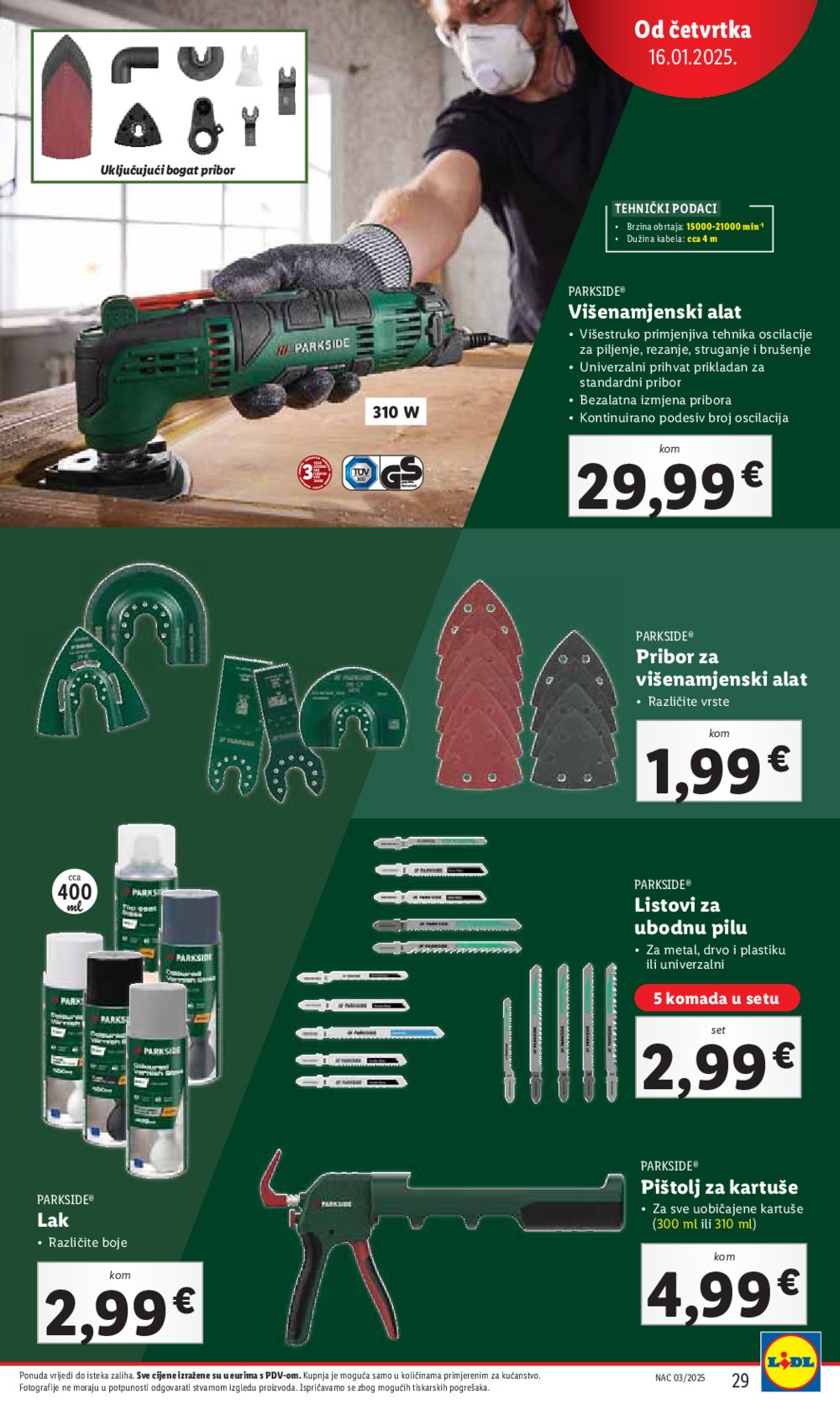 Lidl katalog Super ponuda od četvrtka 16.01.-18.01.2025.