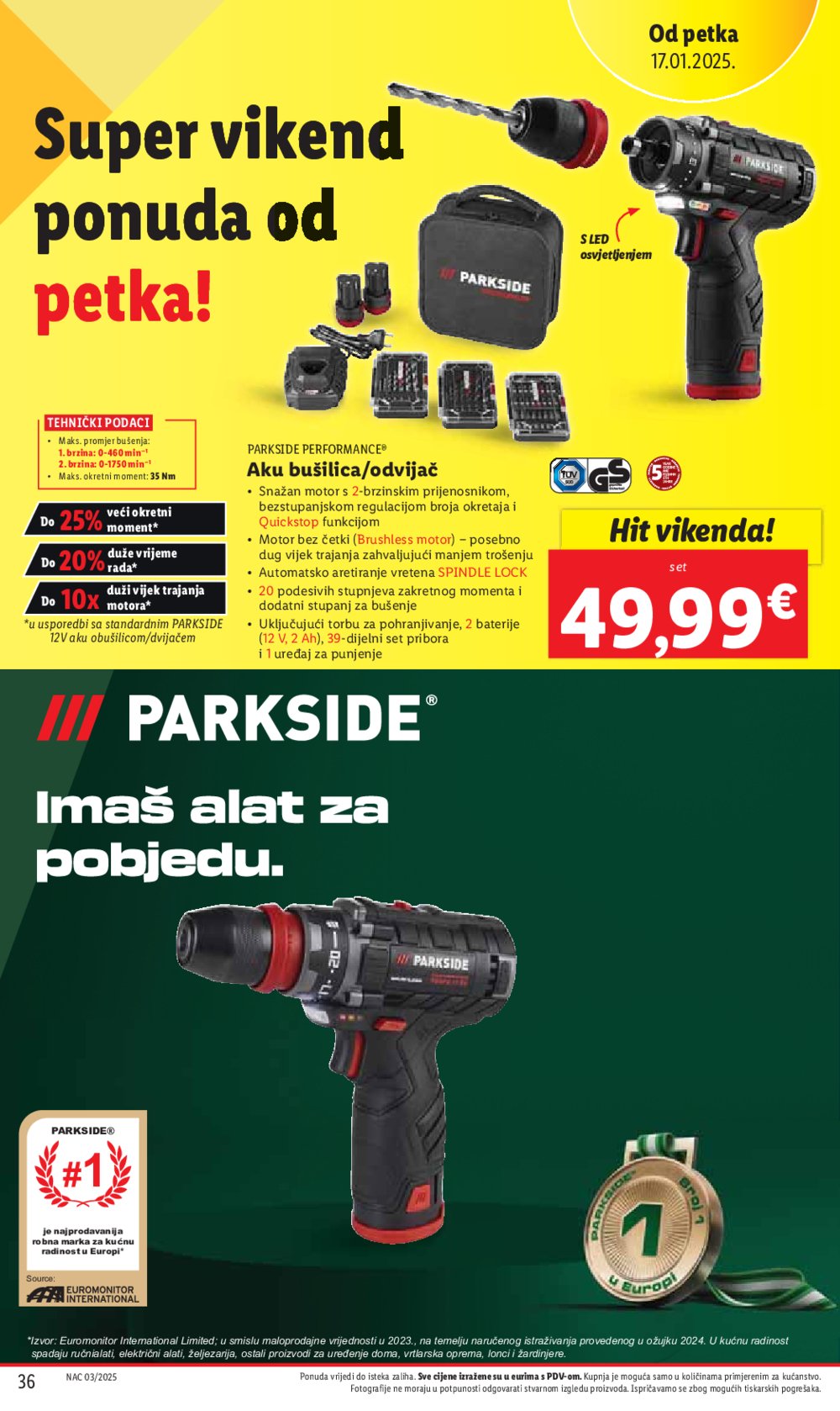 Lidl katalog Super ponuda od četvrtka 16.01.-18.01.2025.