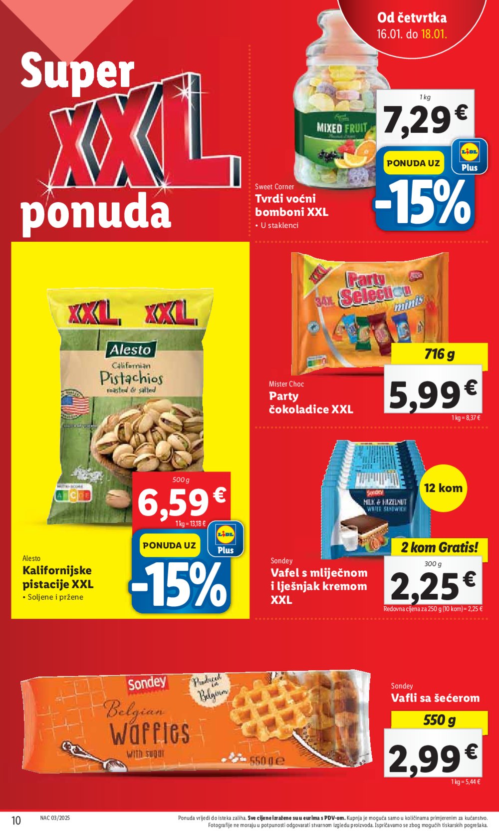 Lidl katalog Super ponuda od četvrtka 16.01.-18.01.2025.