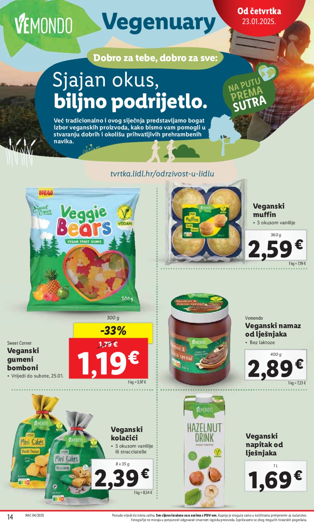 Lidl katalog Super ponuda od četvrtka 23.01.-25.01.2025.