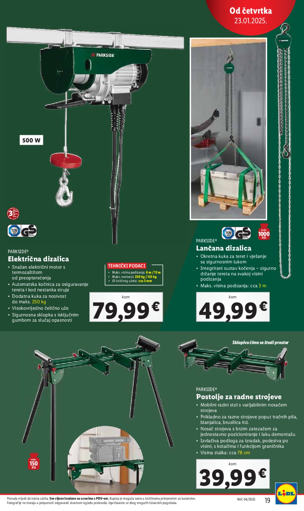 Lidl katalog Super ponuda od četvrtka 23.01.-25.01.2025.