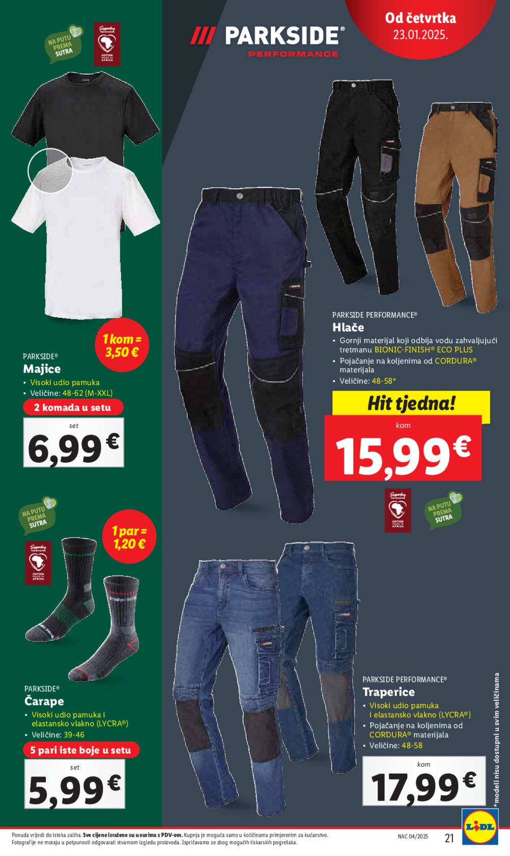 Lidl katalog Super ponuda od četvrtka 23.01.-25.01.2025.