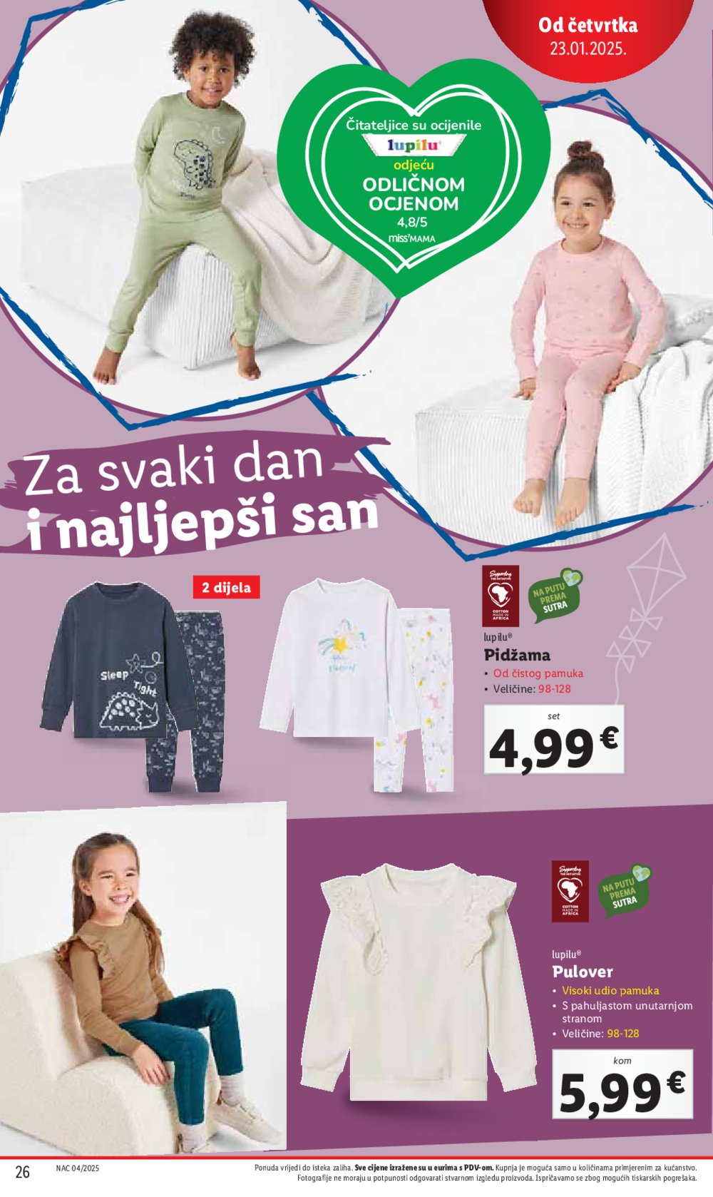 Lidl katalog Super ponuda od četvrtka 23.01.-25.01.2025.