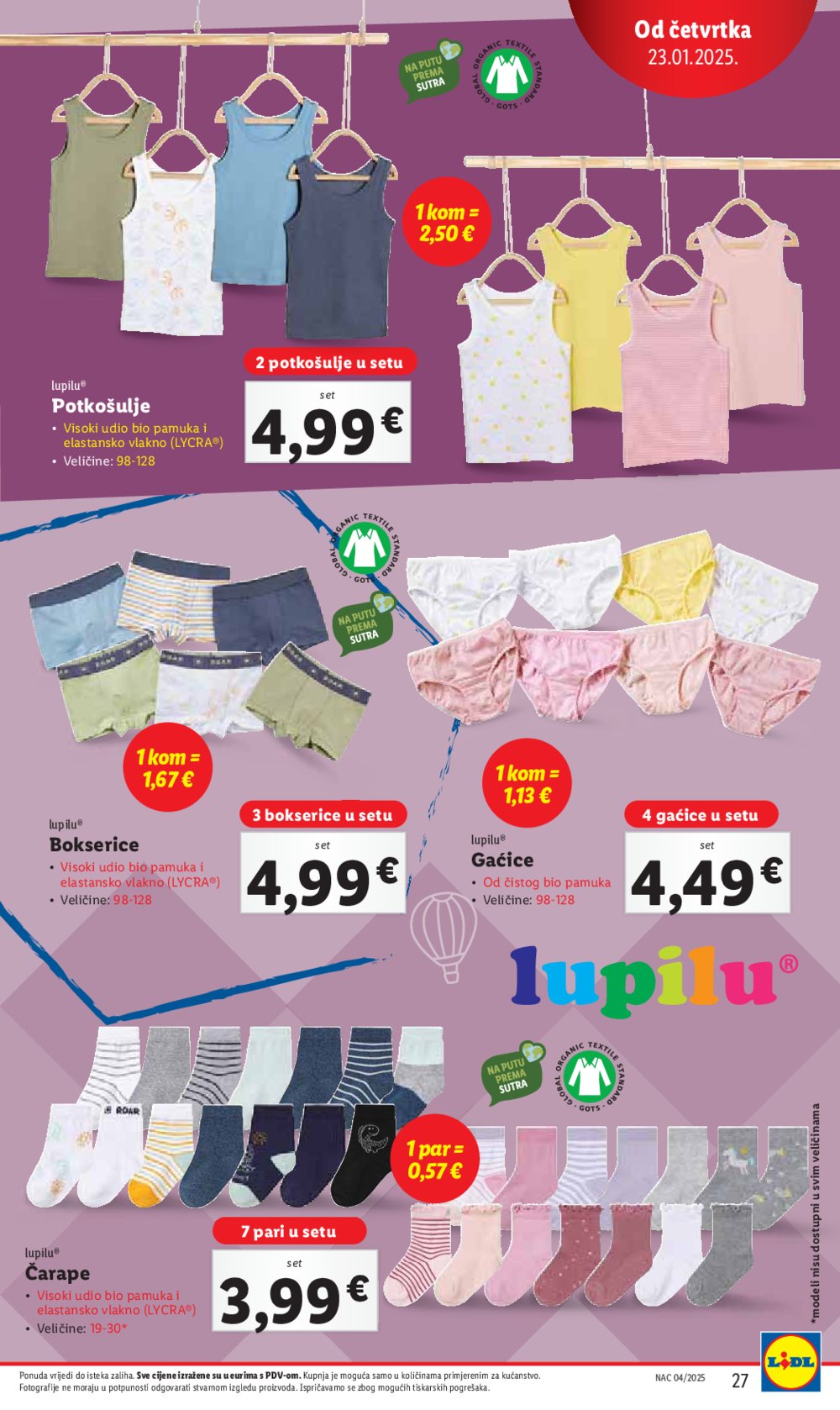 Lidl katalog Super ponuda od četvrtka 23.01.-25.01.2025.