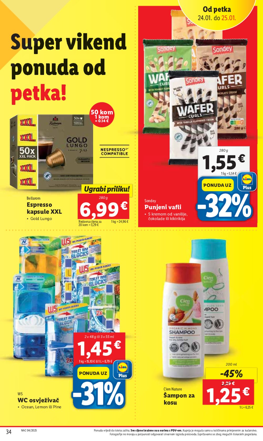 Lidl katalog Super ponuda od četvrtka 23.01.-25.01.2025.