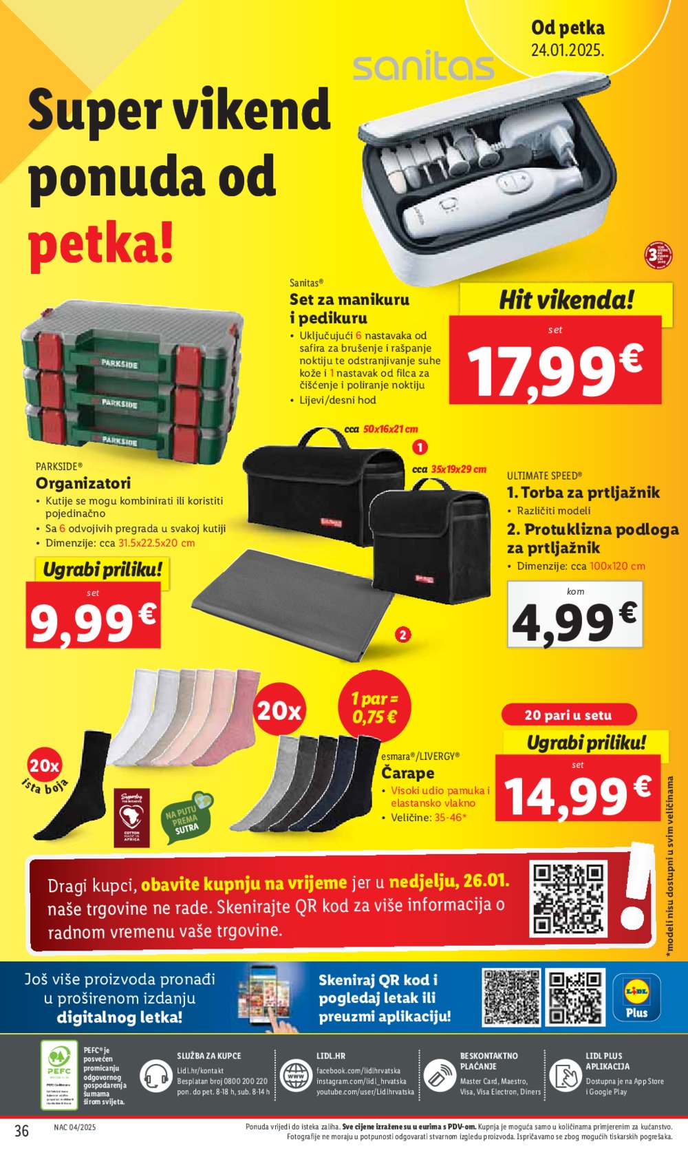 Lidl katalog Super ponuda od četvrtka 23.01.-25.01.2025.