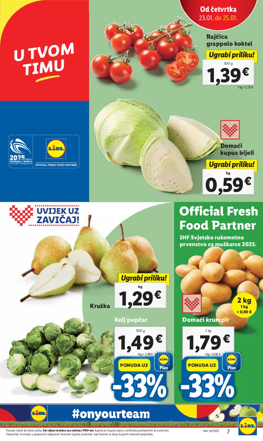 Lidl katalog Super ponuda od četvrtka 23.01.-25.01.2025.