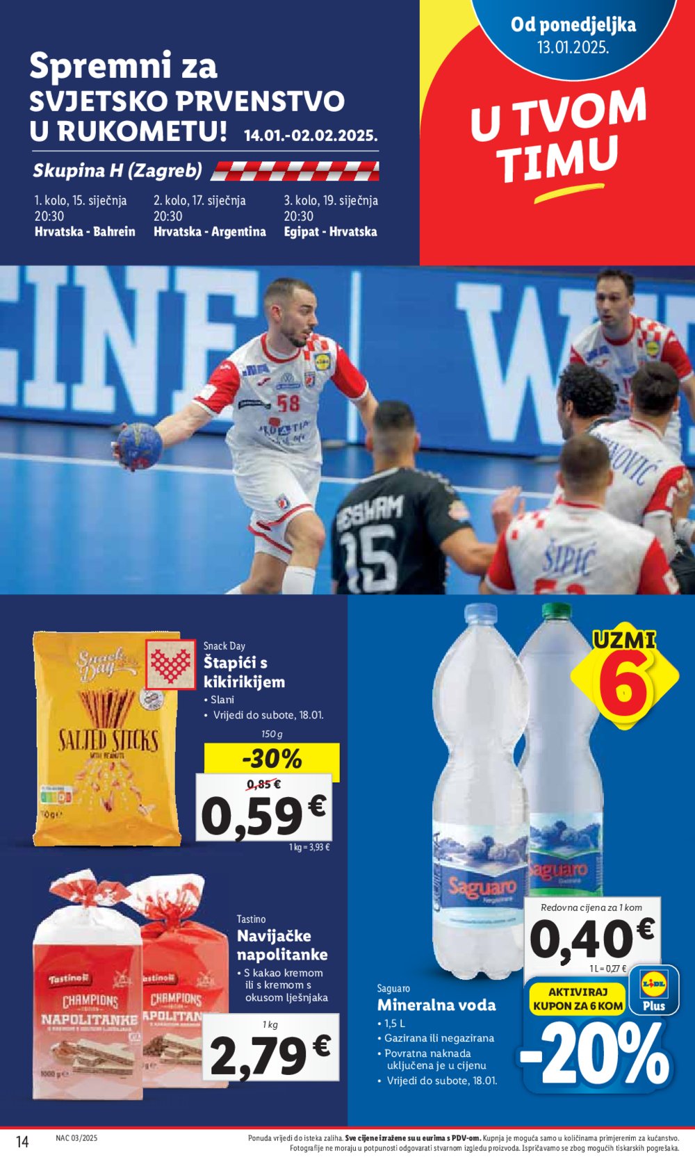 Lidl katalog Super ponuda od ponedjeljka 13.01.-18.01.2025.