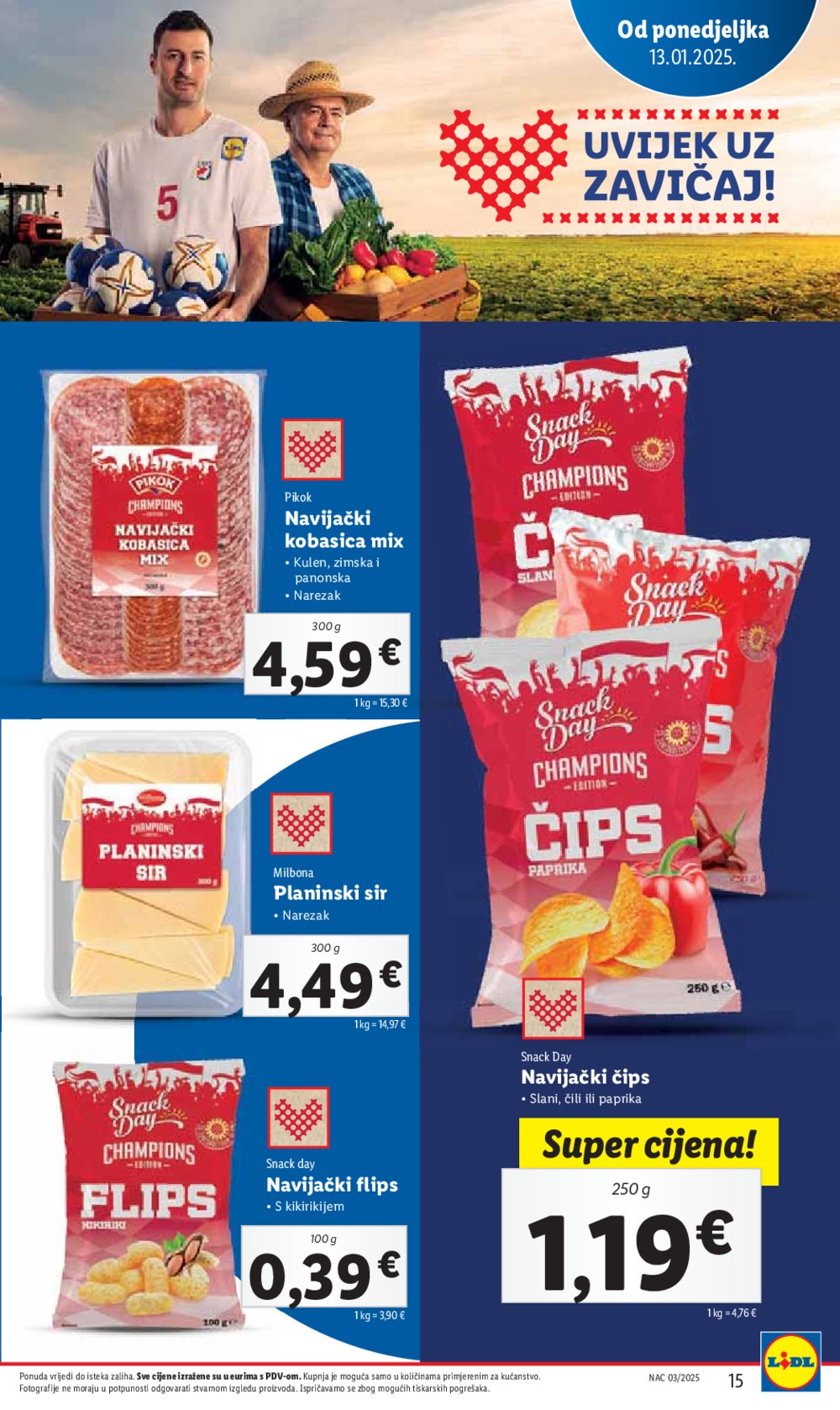 Lidl katalog Super ponuda od ponedjeljka 13.01.-18.01.2025.