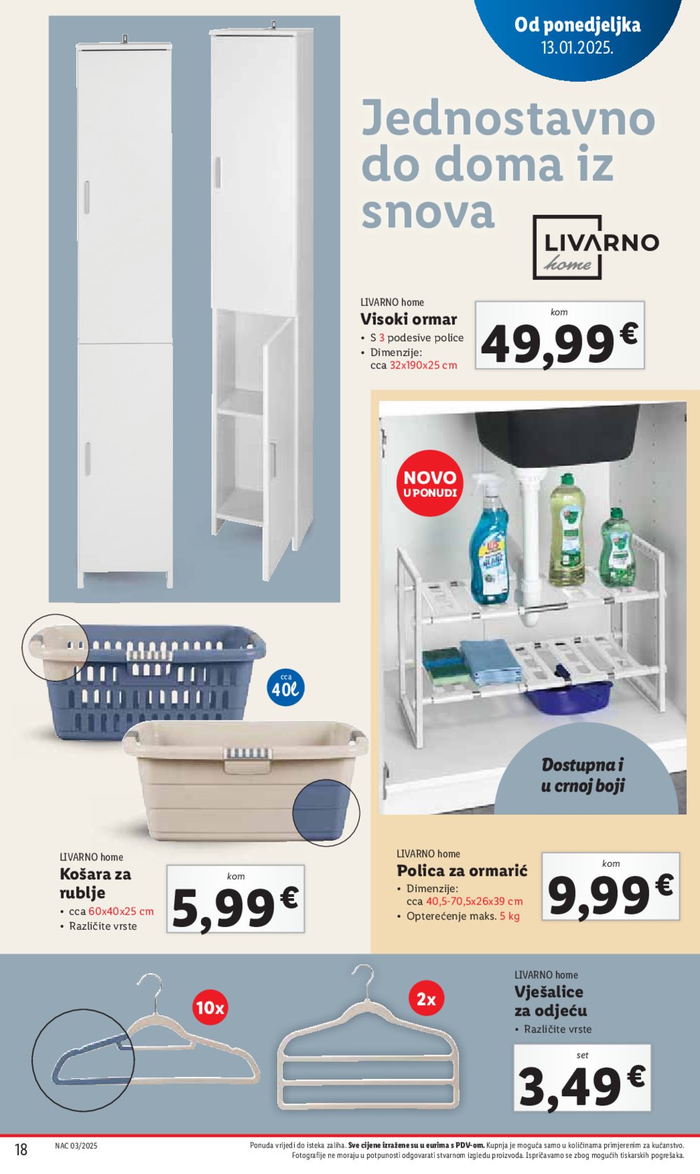 Lidl katalog Super ponuda od ponedjeljka 13.01.-18.01.2025.