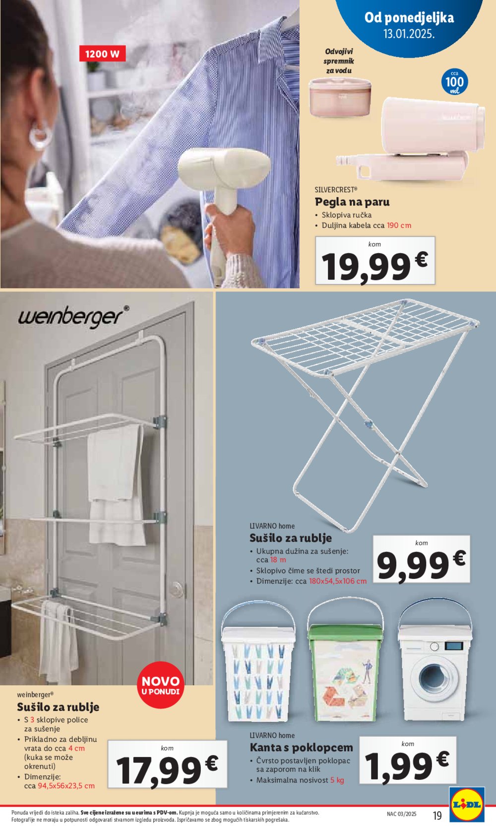 Lidl katalog Super ponuda od ponedjeljka 13.01.-18.01.2025.